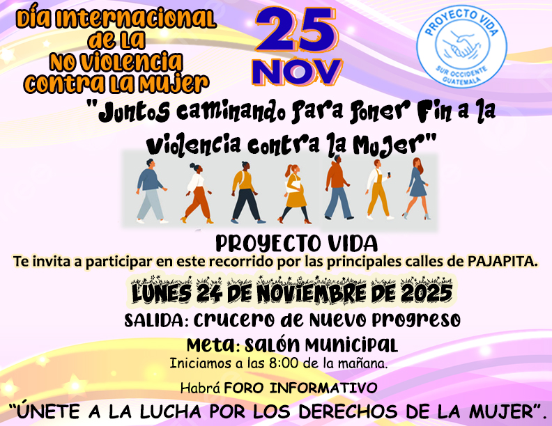 SÚMATE A NUESTRA LUCHA POR LOS DERECHOS DE LA MUJER.